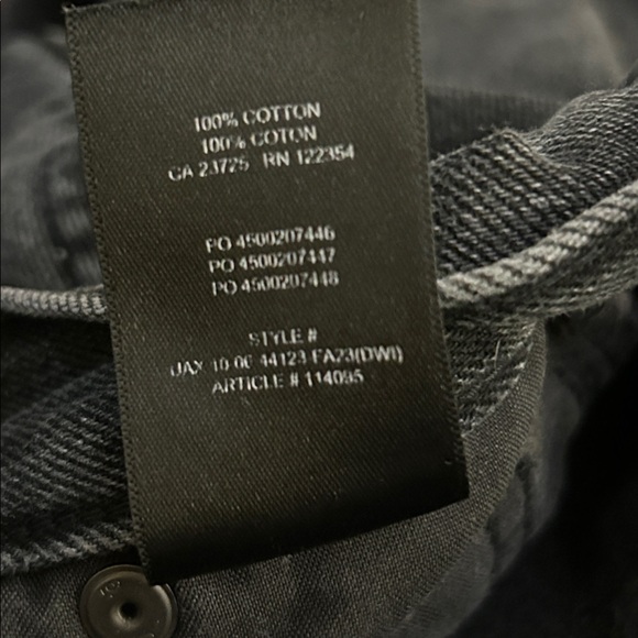 Aritzia Denim Forum The Farrah Hi-Rise Carpenter Jean in grey size 28 - Picture 11 of 11